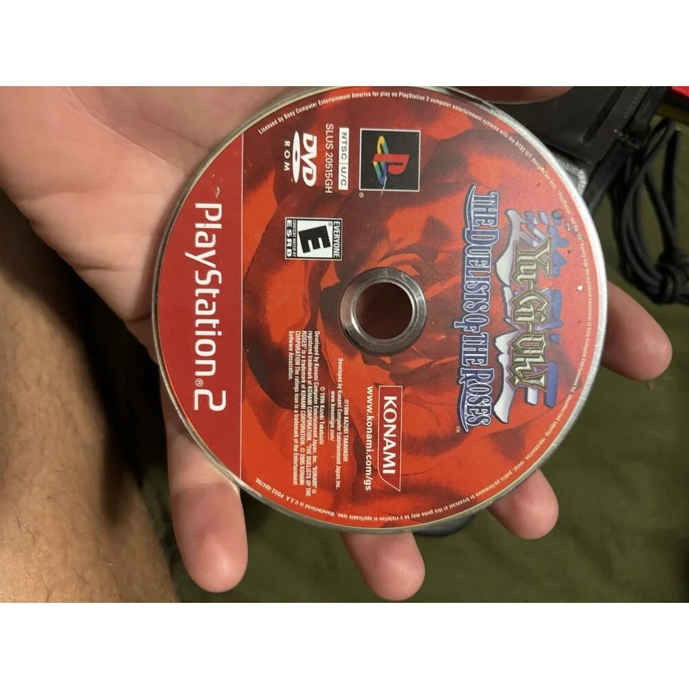 Yu-Gi-Oh The Duelists of the Roses PS2 Game Disc Only Loose